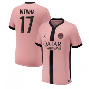 Paris Saint-Germain Vitinha #17 Rezervni Dres 2024-25 Kratak Rukavima